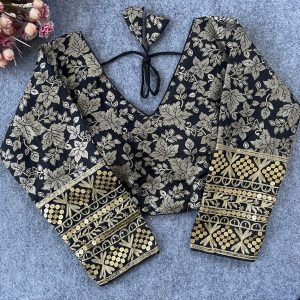 Dola Silk Partywear Blouse - Image 11