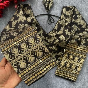 Dola Silk Partywear Blouse - Image 10