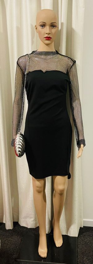 Mesh Sleeves Dress - Image 2