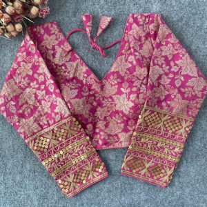 Dola Silk Partywear Blouse - Image 7