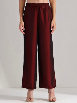 Silk Blend Solid Kurta Set - Image 2