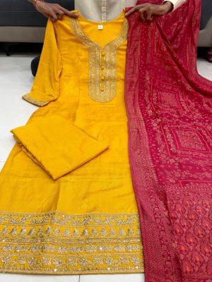 Featuring Beautiful Suit Sets in Banarasi - Image 3
