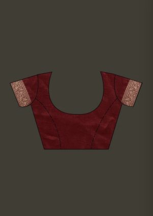 Satin Buti Stonework Saree - Image 7