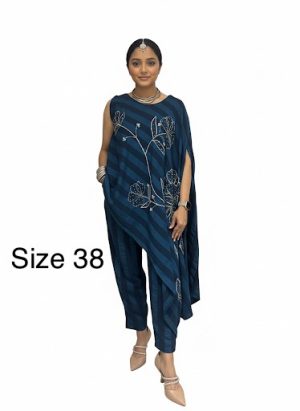 Asymmetrical handwork co-ord set - Image 1
