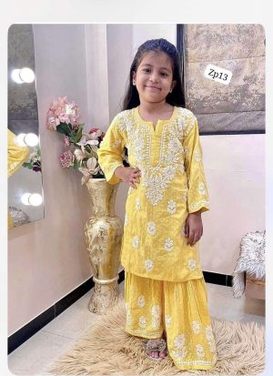 Cotton Sharara set - Image 1