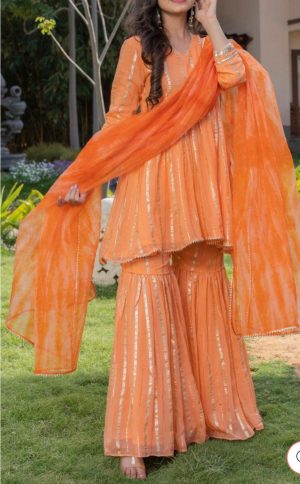 CORAL SHARARA SET - Image 4