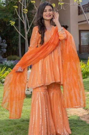 CORAL SHARARA SET - Image 1