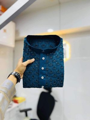 Embordered Kurta set - Image 3