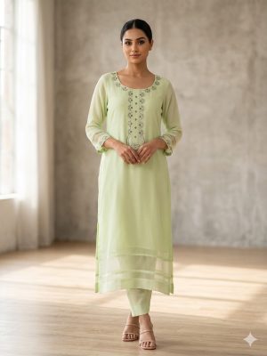 Elegant Georgette Ensemble - Image 1