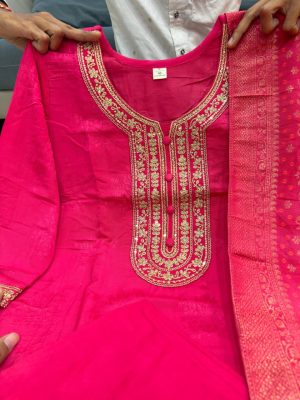Featuring Beautiful Suit Sets in Banarasi - Image 6