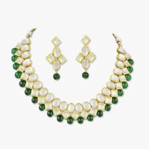 Traditional Kundan Necklace Set - Image 1