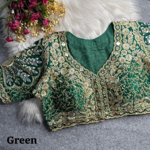 3D PEACOCK HEAVY HAND REAL MIRROR WORK - Image 6