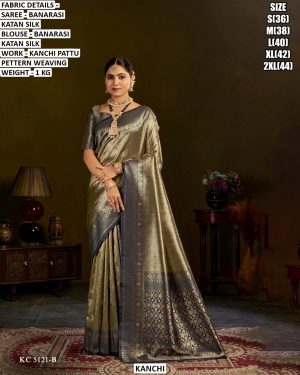 Party &Festival Wear Saree With Blouse - Image 5