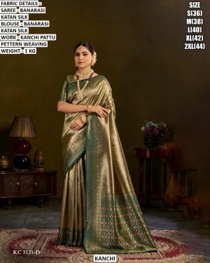 Party &Festival Wear Saree With Blouse - Image 3