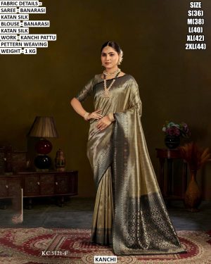 Party &Festival Wear Saree With Blouse - Image 1