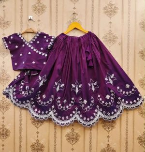 Thread-Work Embroidered Lehenga Choli - Image 3