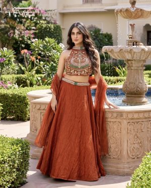 Beautiful Lehenga With Beadwork - Image 1