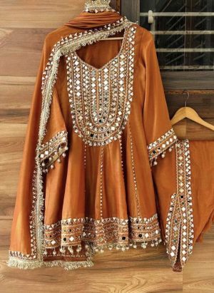 Tissue Shirt with Dhoti Pants - Image 4