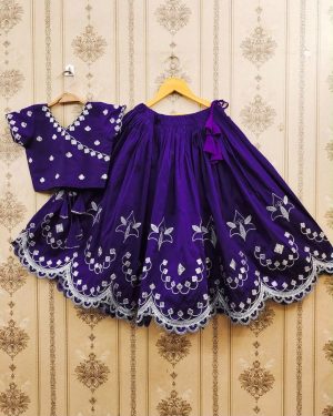 Thread-Work Embroidered Lehenga Choli - Image 5