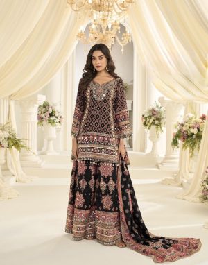 Elegant Palazzo Set Woven in Tradition - Image 1