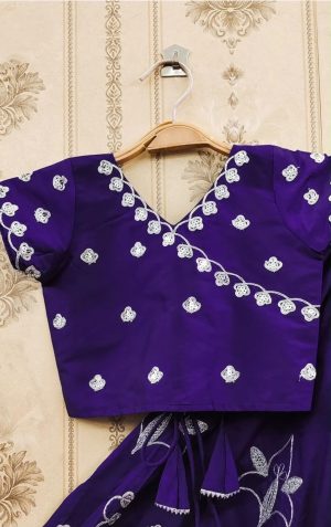 Thread-Work Embroidered Lehenga Choli - Image 8