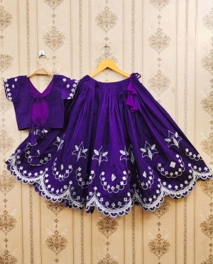Thread-Work Embroidered Lehenga Choli - Image 6