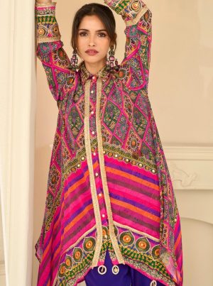 Natural Crepe Silk Set with Bag - Image 7