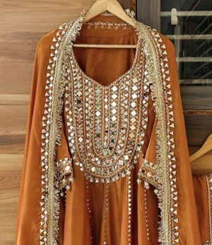 Tissue Shirt with Dhoti Pants - Image 8
