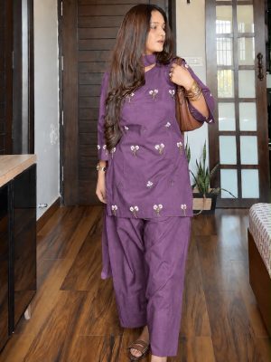 Farshi Salwar, Kurta & Dupatta - Image 2