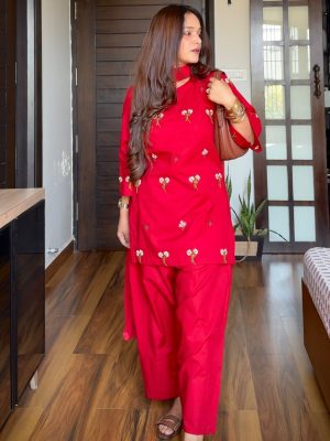 Farshi Salwar, Kurta & Dupatta - Image 4