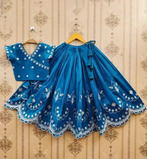 Thread-Work Embroidered Lehenga Choli - Image 4