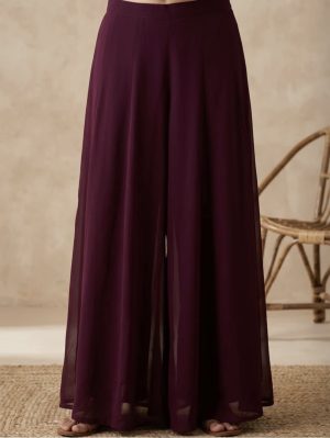 Cutdana Embroidered Palazzo Suit - Image 5