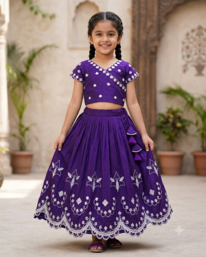 Thread-Work Embroidered Lehenga Choli - Image 1