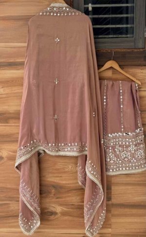 Shimmer Tissue Sharara Suit - Image 8
