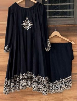 Flared Shirt with Farshi Salwar - Image 18