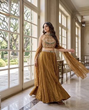 Beautiful Lehenga With Beadwork - Image 3