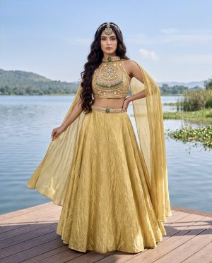Beautiful Lehenga With Beadwork - Image 2