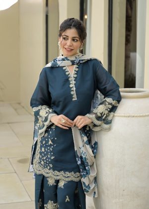 Mul Chanderi Three-Piece - Image 6