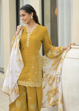 Mul Chanderi Three-Piece - Image 2