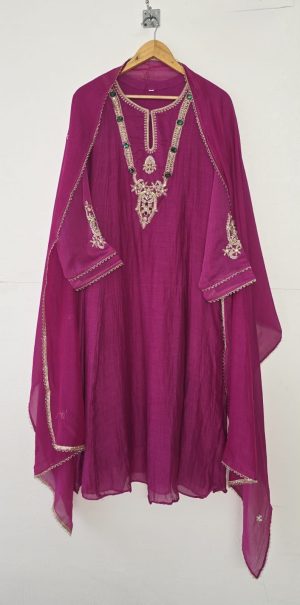 Elegant Cotton Embroidered Outfit - Image 4