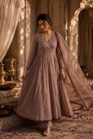 Beautiful Mul Chanderi Outfit - Image 1