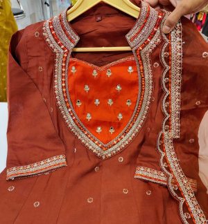 Roman Silk Festive Anarkali - Image 2