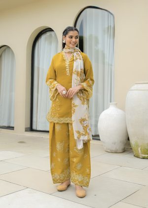 Mul Chanderi Three-Piece - Image 4