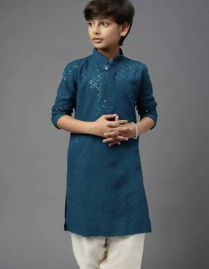 Embellished Mandarin Collar Outfit - Image 3