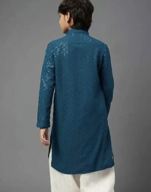 Embellished Mandarin Collar Outfit - Image 4