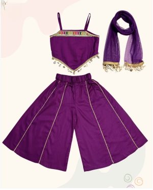 Cotton Silk Palazzo Set - Image 2