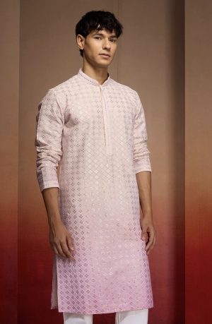 Embellished Cambric Cotton Ombre - Image 2