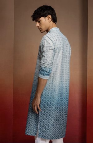 Embellished Cambric Cotton Ombre - Image 6