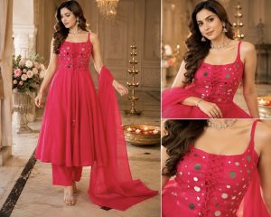 Pure Cotton Anarkali Suit - Image 3