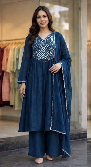 Anarkali Ethnic Wear Set - Image 1